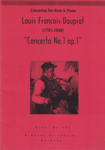 Dauprat: Concerto No. 1 Op. 1