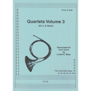 Bach: Quartets Volume 3