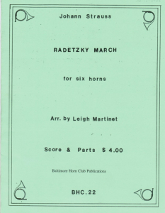Strauss: Radetzky March (6 horns)