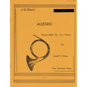 Bach: Allegro