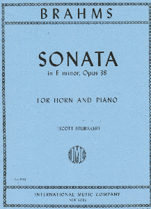 Brahms: Sonata in E Minor Op.38