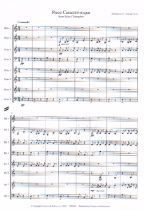 Sibelius: Piece Characterisitique (8 horns)