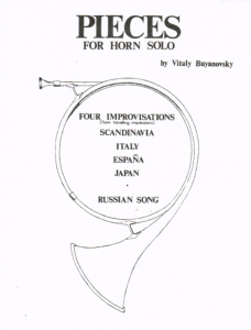 Buyanovsky: Pieces for Solo Horn