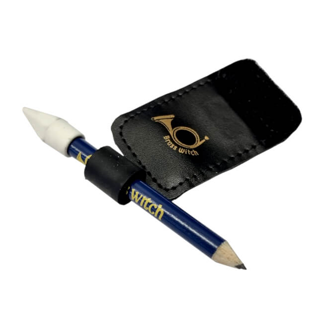 Brass Witch Pencil Holder - Medium