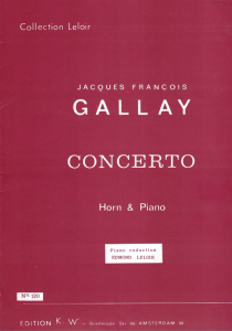 Gallay: Horn Concerto Op.18