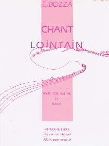 Bozza: Chant Lointain