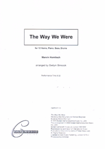 Hamlisch: The Way We Were GIO (12 Horns, Piano, Bass, Drums)